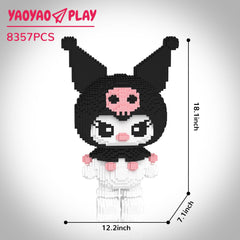 Cartoon Character Model Building Block Set