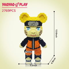 TK Naruto Medium Bear Building Block Set