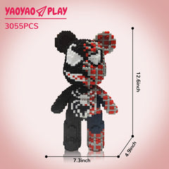 Medium TK Spider Bear Building Block Set