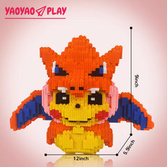 Cosplay Charmander Building Block Set