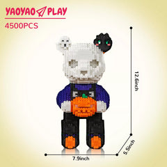 TK Skeleton Medium Bear Building Block Set