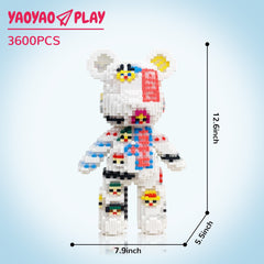 Pirate Sticker Medium Bear Building Blocks