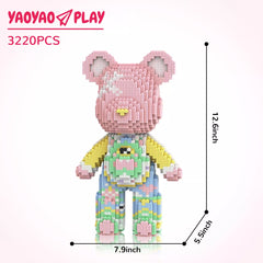Princess Qianqian Medium Bear Building Block Set