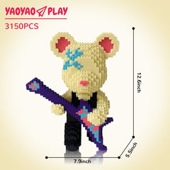 Little DY Notes Medium Bear Building Blocks