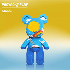 Day & Night Sky Medium Bear Building Blocks