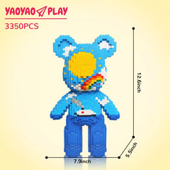 Day & Night Sky Medium Bear Building Blocks