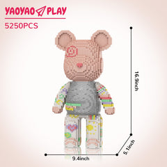 Princess Qianqian Large Bear Building Block Set
