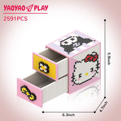Sanrio Drawer Series Mini Building Block Set