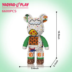 Super Mario Large Bear Building Block Set