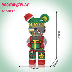 Christmas Eve Bear Large Building Block Set
