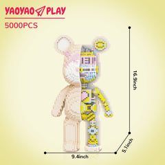 Large Mechanical Bear Building Block Set