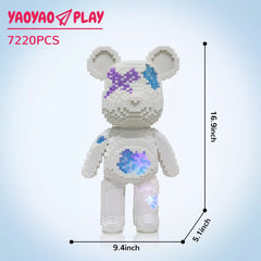 Crystal Trendy Large Bear Building Blocks