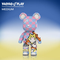 Totoro Graffiti Large Bear Building Block Set