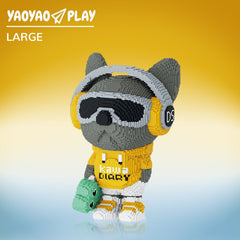 Speaker Bear Plastic Building Blocks