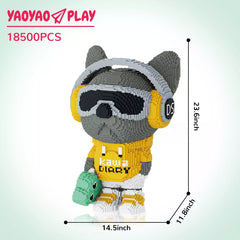 Speaker Bear Plastic Building Blocks