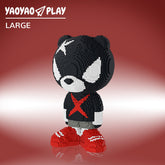 Giant Black Bear Plastic Building Blocks