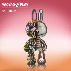 Half Anatomy Graffiti Bunny Blocks