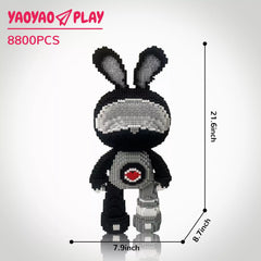 Galactic Boy Bunny Building Blocks