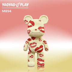 Kissy Huggy Big Bear Plastic Building Blocks