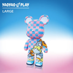 Totoro Graffiti Big Bear Plastic Building Blocks