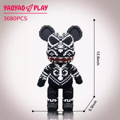 Black Totem Medium Bear Building Blocks