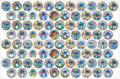 DIY Glass Stitch Acrylic Figurines Kit for Kids - Customizable Anime Characters