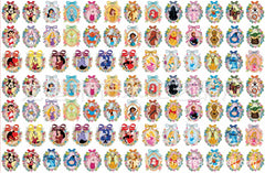 DIY Disney Mirror Acrylic Figurines Kit for Kids - Customizable Anime Characters