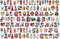 DIY Betty Boop Acrylic Figurines Kit for Kids - Customizable Anime Characters