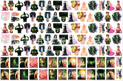 DIY Evil Magic Witch Acrylic Figurines Kit for Kids - Customizable Anime Characters