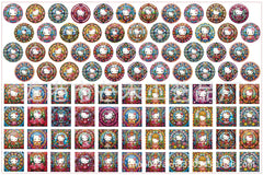 DIY Glass Hello Kitty Acrylic Figurines Kit for Kids - Customizable Anime Characters