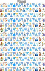 DIY Cinderella Acrylic Figurines Kit for Kids - Customizable Anime Characters