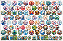 DIY Glass Bird Acrylic Figurines Kit for Kids - Customizable Anime Characters