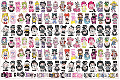 DIY Hand Drawn Dora Acrylic Figurines Kit for Kids - Customizable Anime Characters