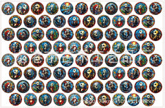 DIY Glass The Nightmare Before Christmas Acrylic Figurines Kit for Kids - Customizable Anime Characters