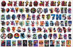 DIY Superhero Acrylic Figurines Kit for Kids - Customizable Anime Characters