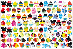 DIY Disney Mini Cake Acrylic Figurines Kit for Kids - Customizable Anime Characters