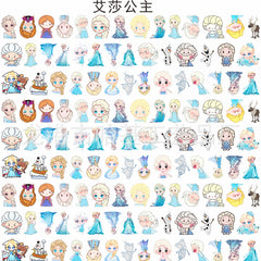 DIY Princess Elsa Acrylic Figurines Kit for Kids - Customizable Anime Characters