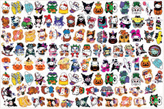 DIY Sanrio Halloween Acrylic Figurines Kit for Kids - Customizable Anime Characters