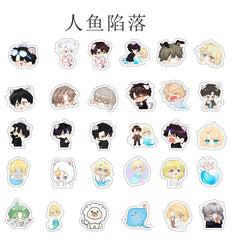 DIY The Falling Merman Acrylic Figurines Kit for Kids - Customizable Anime Characters