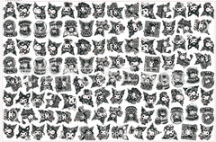 DIY Chanel Style Kuromi Acrylic Figurines Kit for Kids - Customizable Anime Characters