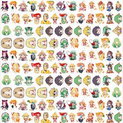 DIY Fox Spirit Matchmaker Acrylic Figurines Kit for Kids - Customizable Anime Characters