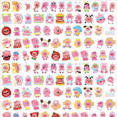 DIY Pink Little Loopy Acrylic Figurines Kit for Kids - Customizable Anime Characters