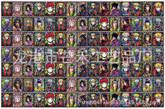 DIY Glass Naruto Acrylic Figurines Kit for Kids - Customizable Anime Characters