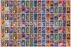 DIY Translucent Disney Card With Colorful Glass Like Borders Acrylic Figurines Kit for Kids - Customizable Anime Characters