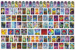 DIY Glass Pokemon Acrylic Figurines Kit for Kids - Customizable Anime Characters