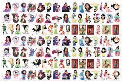 DIY Mulan Acrylic Figurines Kit for Kids - Customizable Anime Characters