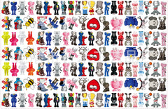 DIY Kaws Acrylic Figurines Kit for Kids - Customizable Anime Characters