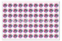 DIY Purple Star Buck Log Acrylic Figurines Kit for Kids - Customizable Anime Characters