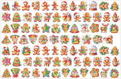 DIY Gingerbread Man Acrylic Figurines Kit for Kids - Customizable Anime Characters