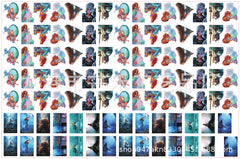 DIY Ive Action Mermaid Acrylic Figurines Kit for Kids - Customizable Anime Characters